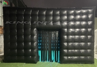 Gewerblicher Nachtclubzelt Tragbarer schwarzer Aufblaser-Nachtclub Veranstaltungen Zelt zur Vermietung von Partys
