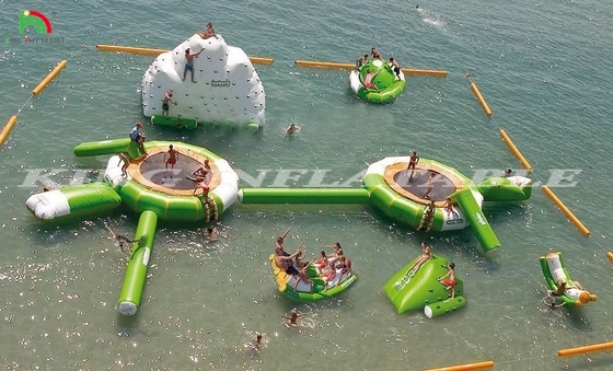 Aufblasbare schwimmende Wasserparks aufblasbare Wasserspiele