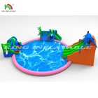 Vergnügungspark Aufblasbares Wasserpark Spiel Große Spielrutsche Kinder Spielhaus Außenplatz Ausrüstung