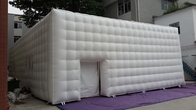 20 Fuß Portable Schwarz Aufblasbare Nachtclub Cube Party Bar Zelt Nachtclub für Disco Hochzeitsveranstaltung