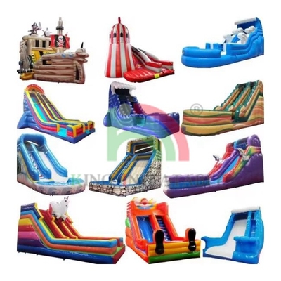 18 Fuß Tropical Fiesta Breeze Wasserrutschen Kommerzielle Qualität aufblasbare Wasserrutsche für Kinder Erwachsene