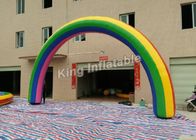 Bunter Oxford-Gewebe-Regenbogen-aufblasbare Bögen für Ereignis-Eingang