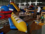 Blaue und gelbe aufblasbare Fliegen-Fischerboote/aufblasbare Sitze des Bananen-Boots-4