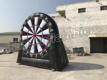 Riesige aufblasbare Fußball-Dartscheibe-Sportspiel-im Freien Schwarzweiss-Farbe