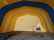 Große aufblasbare Bögen Gebäude Zelt Sport aufblasbare Luftkuppel Tunnel Zelt zum Verkauf