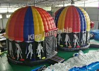 Kundengebundenes buntes aufblasbares Disco-Zelt mit voller Malerei-Größe, Durchmesser 6m