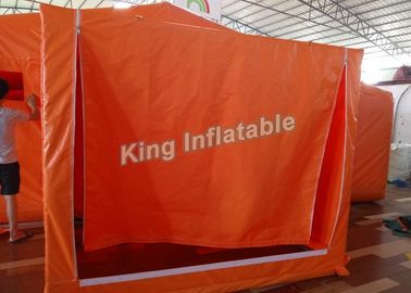 Orange riesige aufblasbare Zelte Gewohnheit PVCs 8*6 M für Ereignis oder Lager
