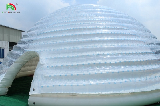 Großes aufblasbares Kuppelzelt Outdoor Portable Igloo für Party Hochzeit Camping kommerzielle Verwendung