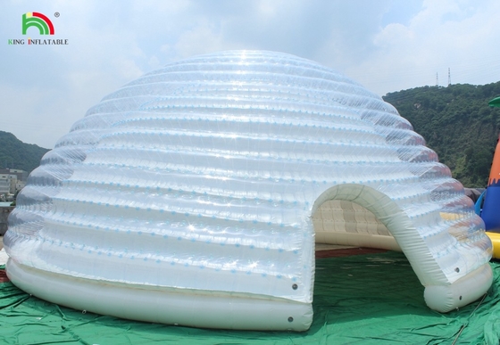 Großes aufblasbares Kuppelzelt Outdoor Portable Igloo für Party Hochzeit Camping kommerzielle Verwendung
