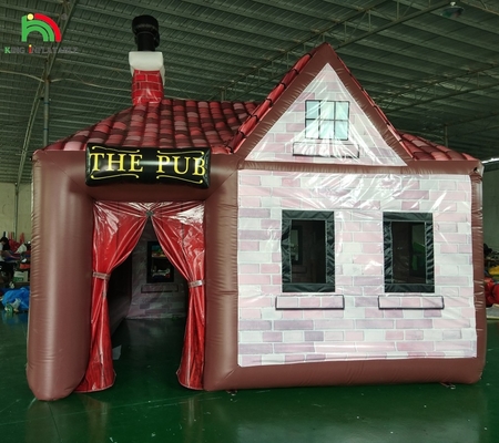 Fabrik direkt Großhandel Portable Outdoor Camping Aufblashaus Aufblasbares Biertent Aufblasbares Pub Party Trinken