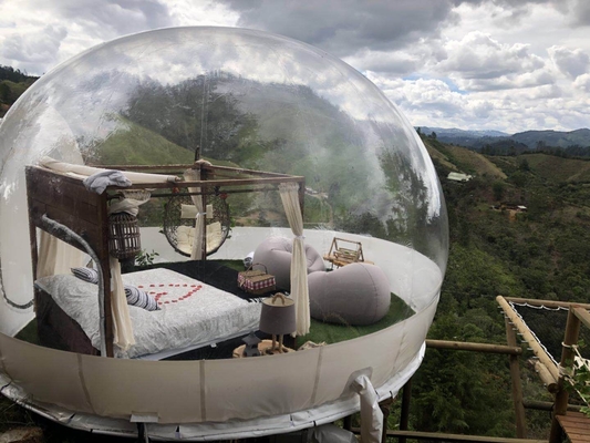 Hochwertiges aufblasbares Bubble Hotelzimmer Bubble Lodge Zelt aufblasbares klares Bubble Camping Zelt
