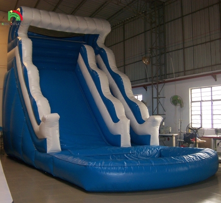 Amusementpark aufblasbare Rutsche für den Pool aufblasbare Aussteiger Wasserrutsche mit Blaser