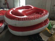 Siebdruck-aufblasbares Wasser-Spielzeug, Sitz-PVCs 4m Durchmesser-2 aufblasbares Boot