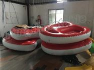 Siebdruck-aufblasbares Wasser-Spielzeug, Sitz-PVCs 4m Durchmesser-2 aufblasbares Boot