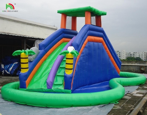 Kinderpark Spiele Ausrüstung Wasserrutsche aufblasbare Sprungburg