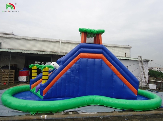 Kinderpark Spiele Ausrüstung Wasserrutsche aufblasbare Sprungburg