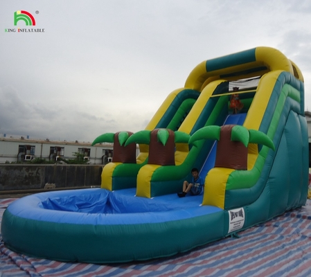 Billiges Wasserrutschen aus PVC mit Pool