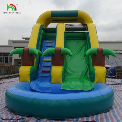 Billiges Wasserrutschen aus PVC mit Pool