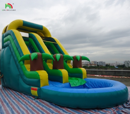 Billiges Wasserrutschen aus PVC mit Pool