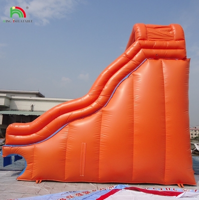 Aufblasbares Wasserschwimmbad Rot geschlossener Doppelslide Kinder Sprunghaus Handelswasser geschlossener Schwimmbad