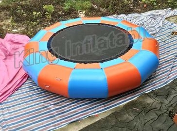 Aufblasbares Spielzeug des Wasser-EN14960, Durchmesser des Riesen 5m aufblasbare Trampoline-Spiele