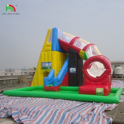 Custom Commercial Castle Kids Aufblasbarer Spielplatz Trampolin Wasserrutsche Sprung-Combo-Springer