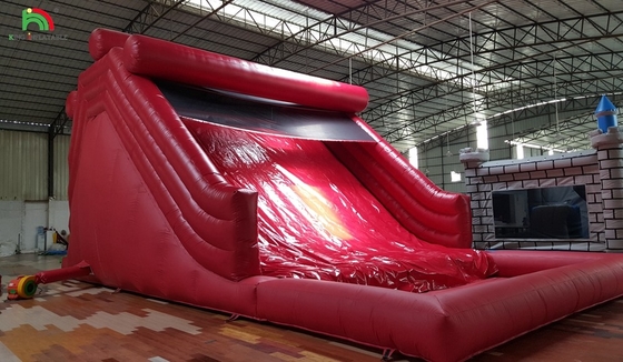 Kommerzielle aufblasbare Wasserrutschen für den Außenbereich aufblasbare Wasserrutsche für den Spielplatz PVC aufblasbare große Sprungrutsche