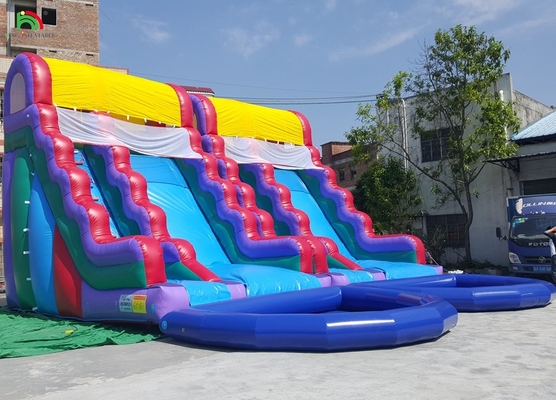 Ausgestaltete Außenwasserpark-Rutschen Amusement Spielplatz Ausrüstung Kommerzielle Wasserrutschen für Kinder