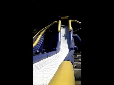 Hochwertige Riese Erwachsene 3 Bahn Trippo Wasserrutsche aufblasbare kommerzielle