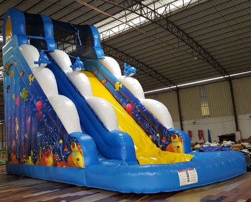 Billige aufblasbare Zeichentrickfilme Spielzeug Sprunghaus kommerzielle aufblasbare Wasserrutsche