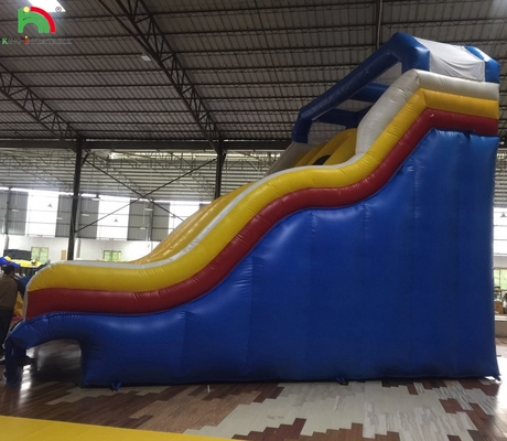 Aufblasbare Trockenrutsche Außen Bouncy Aufblasbare Wasserrutschen Für Pool Aufblasbare Rutschen Für Wasserpark