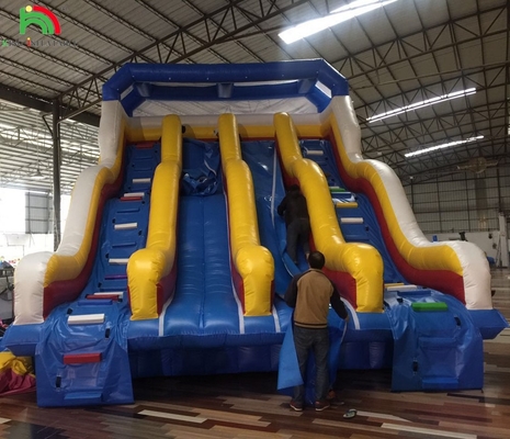 Aufblasbare Trockenrutsche Außen Bouncy Aufblasbare Wasserrutschen Für Pool Aufblasbare Rutschen Für Wasserpark