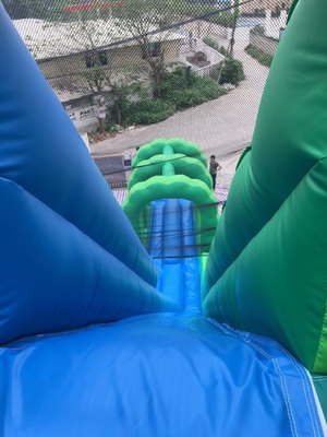 Riesige Wasserrutsche aufblasbar kommerzielle aufblasbare Wasserrutsche mit Pool