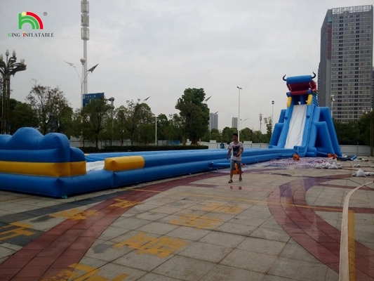Gewerbliche Pool-Rutsche Riesen aufblasbare Rutsche Stadt Outdoor-Vergnügungspark aufblasbare Rutschen zum Verkauf