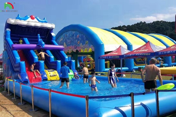 Kinder-Wasserpark Außenspielplatz Wasserspielplatz Ausrüstung Wasserrutsche Spielgeräte