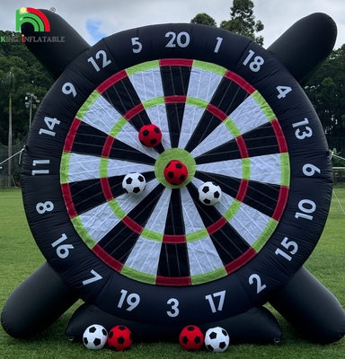 Außen aufblasbare Fußball Darts Board mit 8pcs Fußball 370W Bläser Stützrahmen für Kick Dartboard Sport Spiel