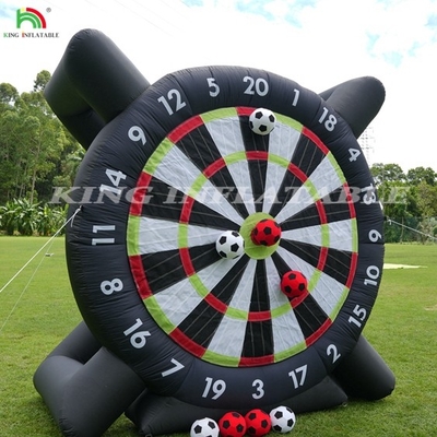 Außen aufblasbare Fußball Darts Board mit 8pcs Fußball 370W Bläser Stützrahmen für Kick Dartboard Sport Spiel