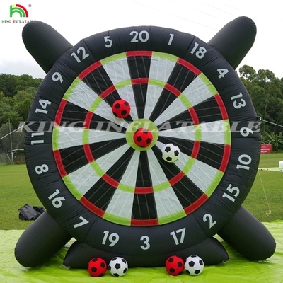 Außen aufblasbare Fußball Darts Board mit 8pcs Fußball 370W Bläser Stützrahmen für Kick Dartboard Sport Spiel