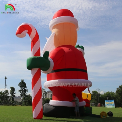 20ft 26ft 33ft Weihnachtsdekoration im Freien Riesen aufblasbarer Weihnachtsmann für Werbung