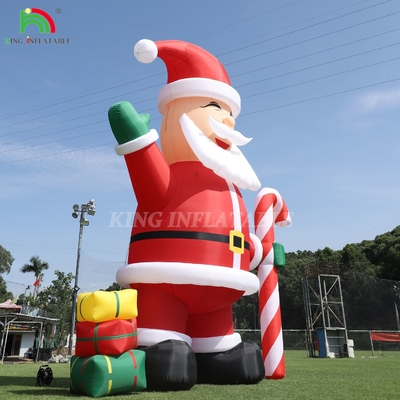 20ft 26ft 33ft Weihnachtsdekoration im Freien Riesen aufblasbarer Weihnachtsmann für Werbung