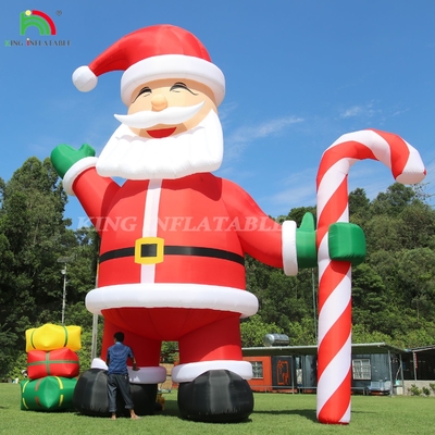 20ft 26ft 33ft Weihnachtsdekoration im Freien Riesen aufblasbarer Weihnachtsmann für Werbung