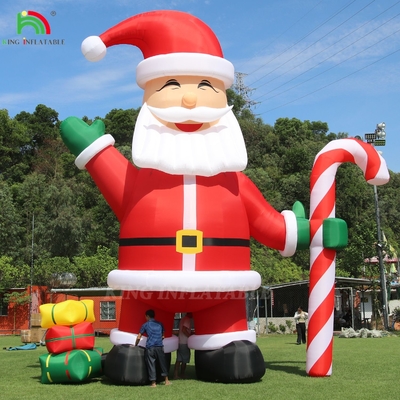 20ft 26ft 33ft Weihnachtsdekoration im Freien Riesen aufblasbarer Weihnachtsmann für Werbung