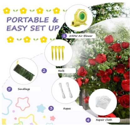 10ft aufblasbare Schneekugel 0,5mm PVC Weihnachtsdekorationen Riesendes Transparentes Aufblasbare Blase Igloo Zelt
