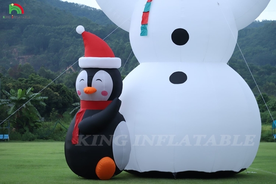 26/33FT Outdoor Weihnachtsschneemann aufblasbar Riese Aufblasbar Schneemann mit Blaser für Weihnachten Feiertage Indoor Outdoor Party Garten Garten Dekoration