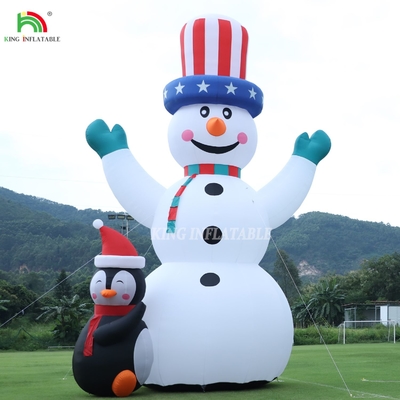 26/33FT Outdoor Weihnachtsschneemann aufblasbar Riese Aufblasbar Schneemann mit Blaser für Weihnachten Feiertage Indoor Outdoor Party Garten Garten Dekoration