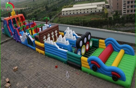 Gewerblicher Outdoor aufblasbarer Hindernislauf Herausforderungen Erwachsene aufblasbare Hindernisläufe Bounce House Party Spiele