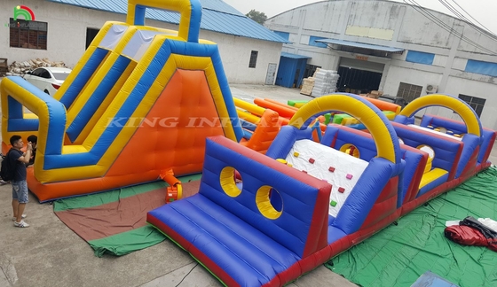 Extreme Insane Aufblasbare Hindernisparcours Erwachsene Extreme Aufblasbare Große Angriff Hindernisparcours