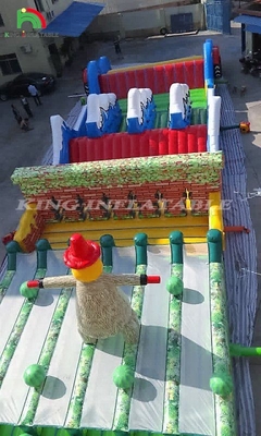 Commercial Bounce House Erwachsene Spiel Hürdenkurs Kinder Sportaktivitäten Aufblasbare Hürdenkurs Aufblasbar für Erwachsene