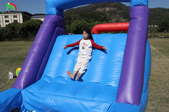 Außenhandel aufblasbarer Aussteiger Combo Bounce House Kinderparty Schleuderschloss mit Rutschkugel Pit Klettern Hindernis-Blower