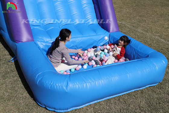 Außenhandel aufblasbarer Aussteiger Combo Bounce House Kinderparty Schleuderschloss mit Rutschkugel Pit Klettern Hindernis-Blower